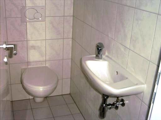 Blick in das Gäste-WC