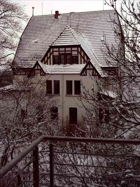 Blick auf die Jugenstilvilla